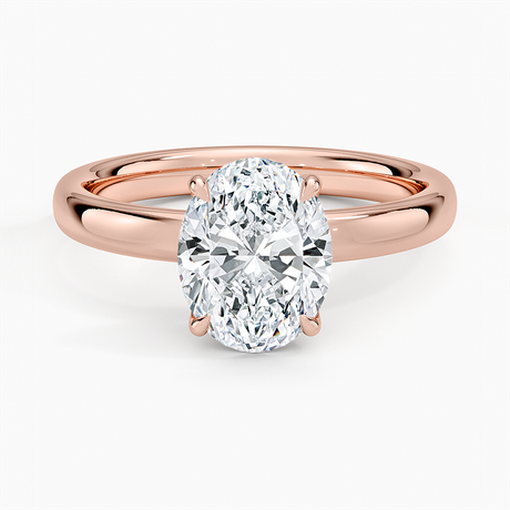 14K Rose Gold Elodie 2.5mm Solitaire Ring