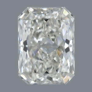 Radiant diamond — real photo