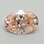 2.07 Ct. Fancy Intense Pink Oval Lab Grown Diamond