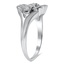 The Carma Ring, smalltop view on a hand