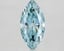 2.08 Ct. Fancy Vivid Greenish Blue Marquise Lab Grown Diamond