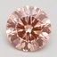 2.32 Ct. Fancy Vivid Pink Round Lab Grown Diamond