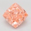 7.02 Ct. Fancy Vivid Pink Cushion Lab Grown Diamond