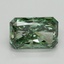 3.15 Ct. Fancy Vivid Pacific Green Radiant Lab Grown Diamond