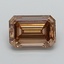 2.04 Ct. Light  Brown Emerald Lab Grown Diamond