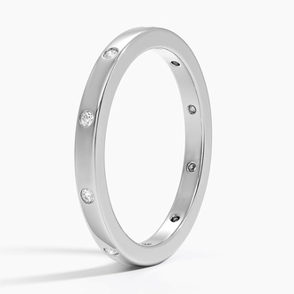 Cielo Diamond Ring in 14K White Gold