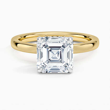Audrey Mixed Metal 2mm Diamond Ring