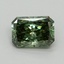 1.52 Ct. Fancy Vivid Green Radiant Lab Grown Diamond