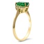 The Keeley Ring, smalltop view on a hand