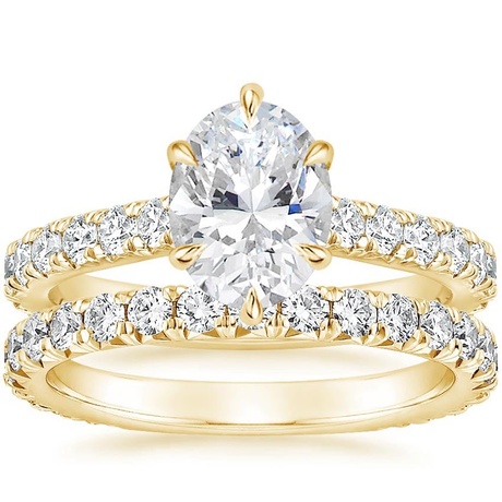 18K Yellow Gold Luxe Sienna Diamond Bridal Set (1 1/8 ct. tw.)