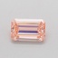 0.52 Ct. Fancy Intense Pink Emerald Lab Grown Diamond