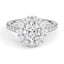 Custom Luxe Lotus Flower Diamond Ring