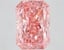 8.06 Ct. Fancy Vivid  Pink Radiant Lab Grown Diamond