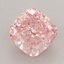 1.59 Ct. Fancy Vivid Pink Cushion Lab Grown Diamond