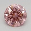 1.09 Ct. Fancy Vivid Pink Round Lab Grown Diamond