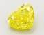 1.51 Ct. Fancy Vivid Yellow Heart Lab Grown Diamond