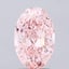 2.03 Ct. Fancy Vivid Pink Oval Lab Grown Diamond
