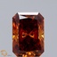 2.03 Ct. Fancy Deep Orange Radiant Lab Grown Diamond