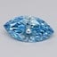 3.10 Ct. Fancy Vivid  Blue Marquise Lab Grown Diamond