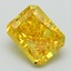 3.06 Ct. Fancy Vivid Yellow Radiant Lab Grown Diamond