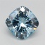 1.56 Ct. Fancy Intense Blue Cushion Lab Grown Diamond