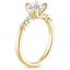 18K Yellow Gold Versailles One-Quarter Coverage Diamond Ring, smallside view