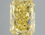 4.10 Ct. Fancy Vivid Yellow Radiant Lab Grown Diamond