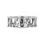 Custom Personalized Initial Cut-Out Ring