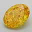 2.41 Ct. Fancy Vivid Yellow Oval Lab Grown Diamond