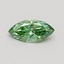 0.51 Ct. Fancy Vivid Pacific Green Marquise Lab Grown Diamond