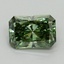 1.74 Ct. Fancy Vivid Pacific Green Radiant Lab Grown Diamond
