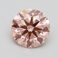 1.73 Ct. Fancy Intense Pink Round Lab Grown Diamond