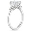 18K White Gold Mia Diamond Ring, smallside view