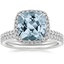 18KW Aquamarine Waverly Diamond Bridal Set (2/3 ct. tw.), smalltop view