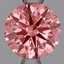 1.03 Ct. Fancy Vivid Pink Round Lab Grown Diamond