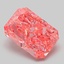 2.08 Ct. Fancy Vivid Pink Radiant Lab Grown Diamond