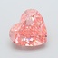 2.00 Ct. Fancy Vivid  Pink Heart Lab Grown Diamond