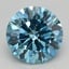 2.20 Ct. Fancy Vivid Blue Round Lab Grown Diamond