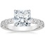 18K White Gold Anthology Half Coverage Diamond Ring (1/2 ct. tw.), smalltop view