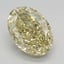 4.12 Ct. Fancy Yellow Oval Lab Grown Diamond