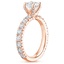 14K Rose Gold Ellora Three-Quarter Coverage Diamond Ring, smallside view