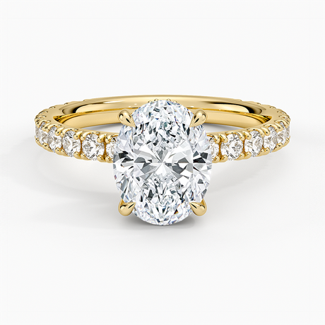 18K Yellow Gold Grand Perfect Fit Three-Quarter Diamond Ring