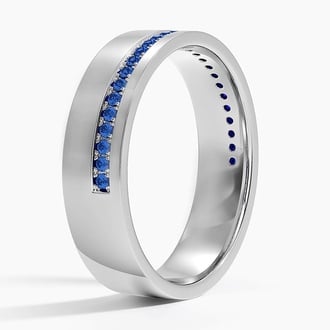 Austin Sapphire 5.5mm Wedding Ring