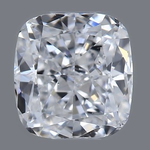 Cushion diamond — real photo