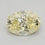 0.56 Ct. Fancy Yellow Oval Lab Grown Diamond