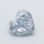 1.11 Ct. Fancy Intense New_Mst Blue Heart Lab Grown Diamond