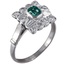 The Kiwi Flower Ring, smallside view