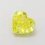 1.35 Ct. Fancy Vivid Yellow Heart Lab Grown Diamond