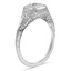 The Charulata Ring, smalltop view on a hand