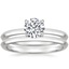 18K White Gold Hazel Bridal Set